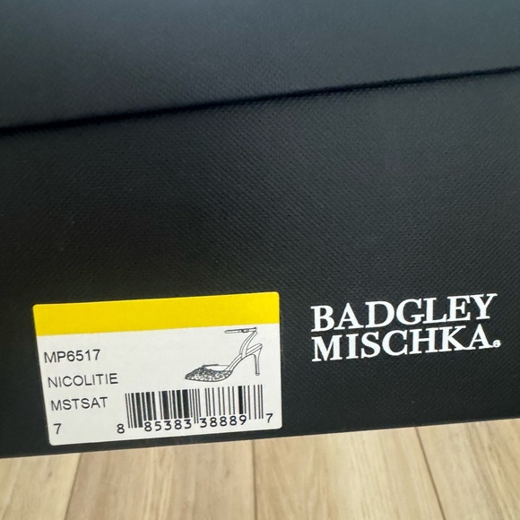 Badgley Mischka Nicolitie Pumps Blue Heels Wedding - Picture 9 of 9